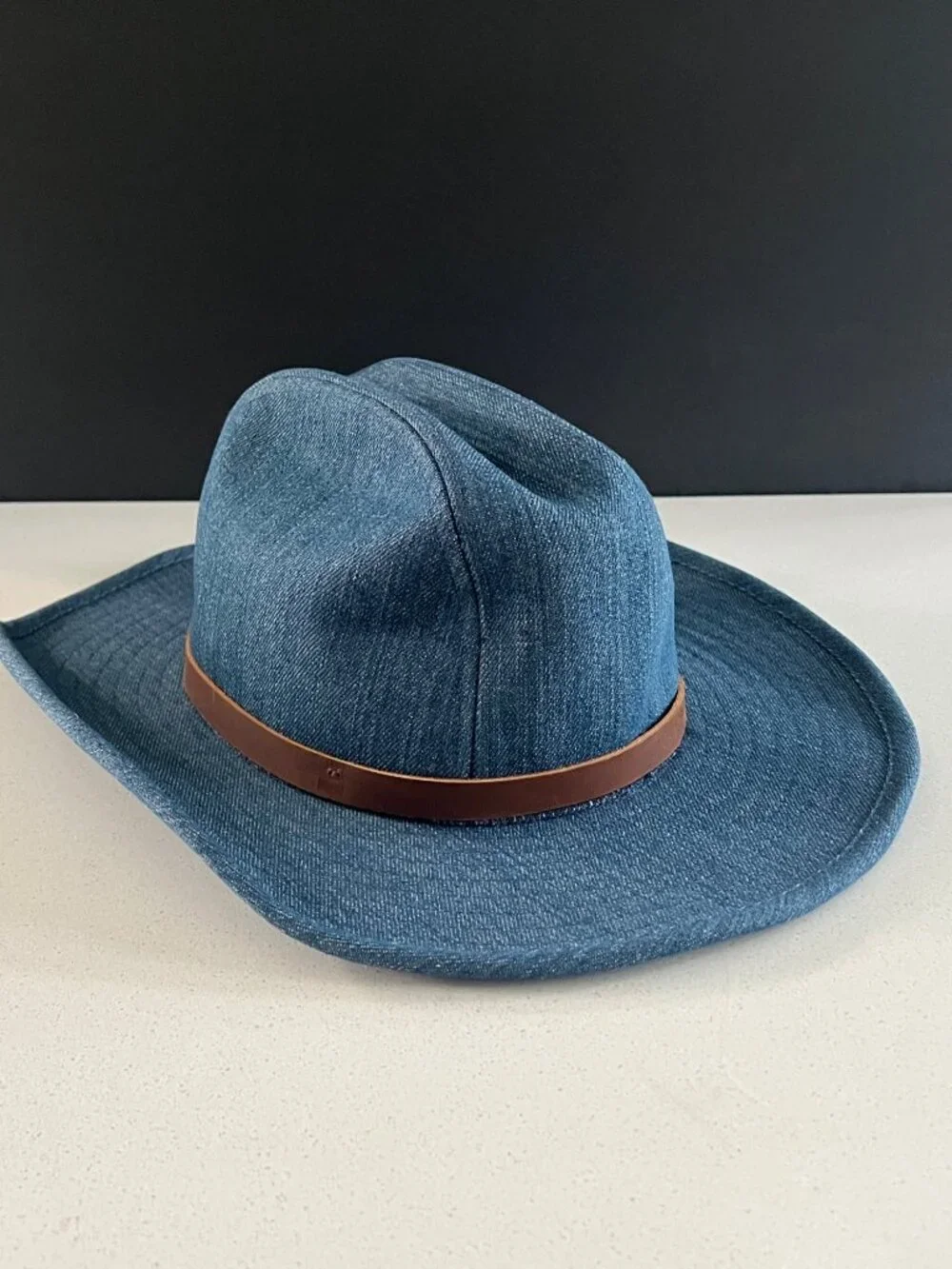 BRIXTON Range 70 Womens Cowboy denim  m Hat Size S